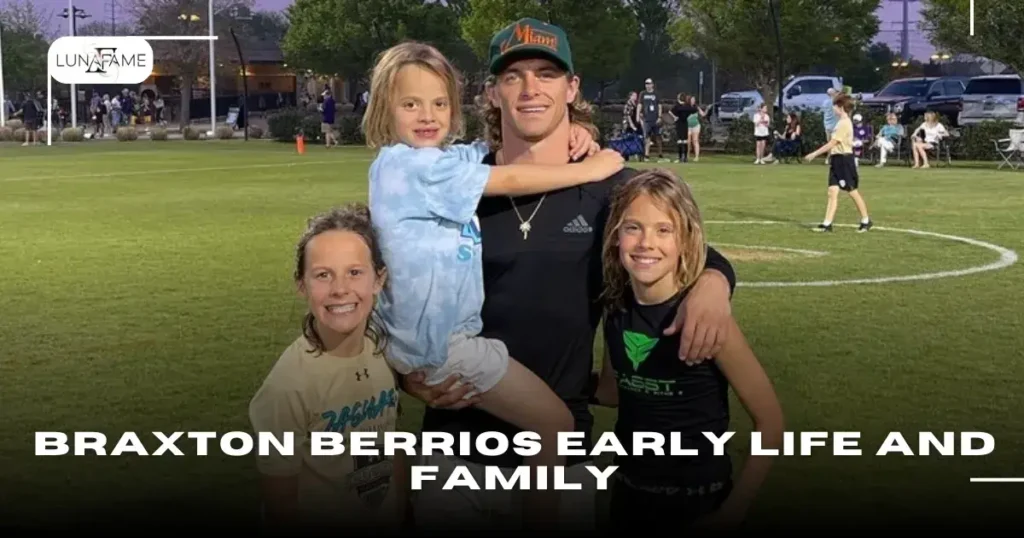 Ebraxton berrios arly Life and Family