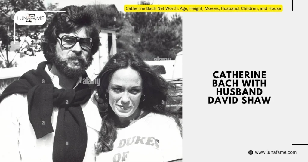 Catherine Bach with her husband