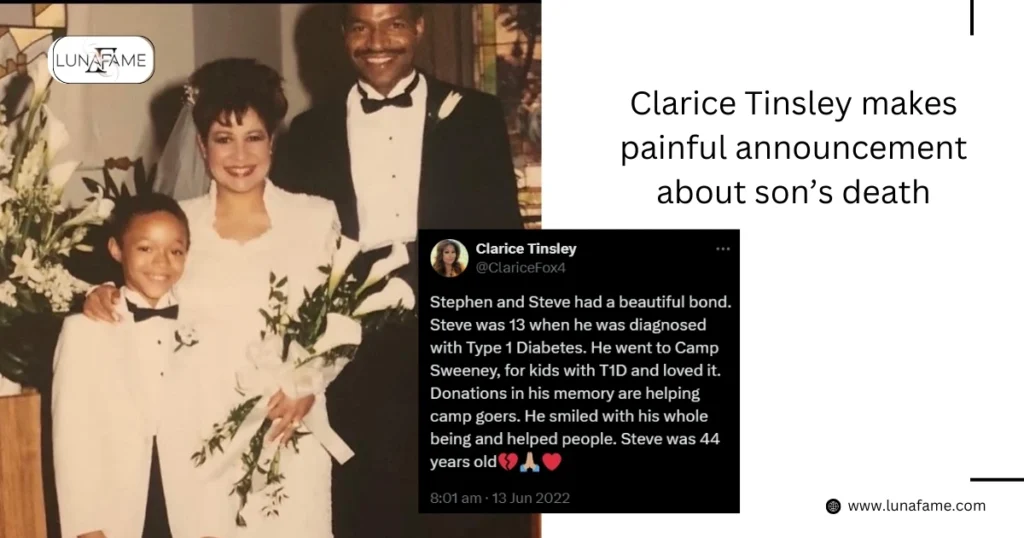 A Heartbreaking Loss: Clarice Tinsley on the Passing of Her Son