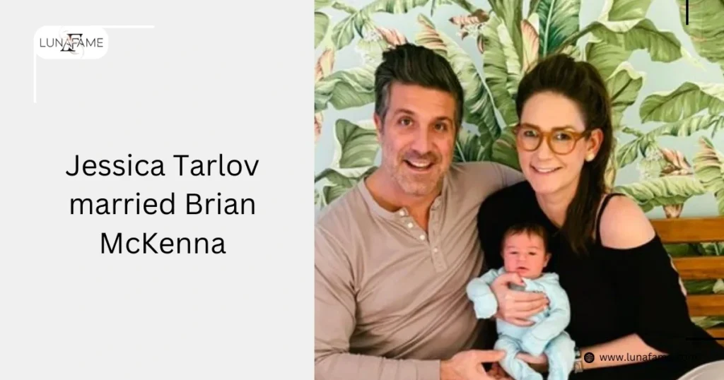 Jessica Tarlov with her husband and daughter