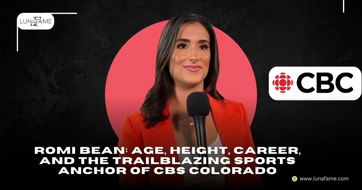 Romi Bean, 37, is CBS Colorado’s Lead Sports Anchor. Learn about her age, height, career, net worth, and trailblazing journey in sports journalism.