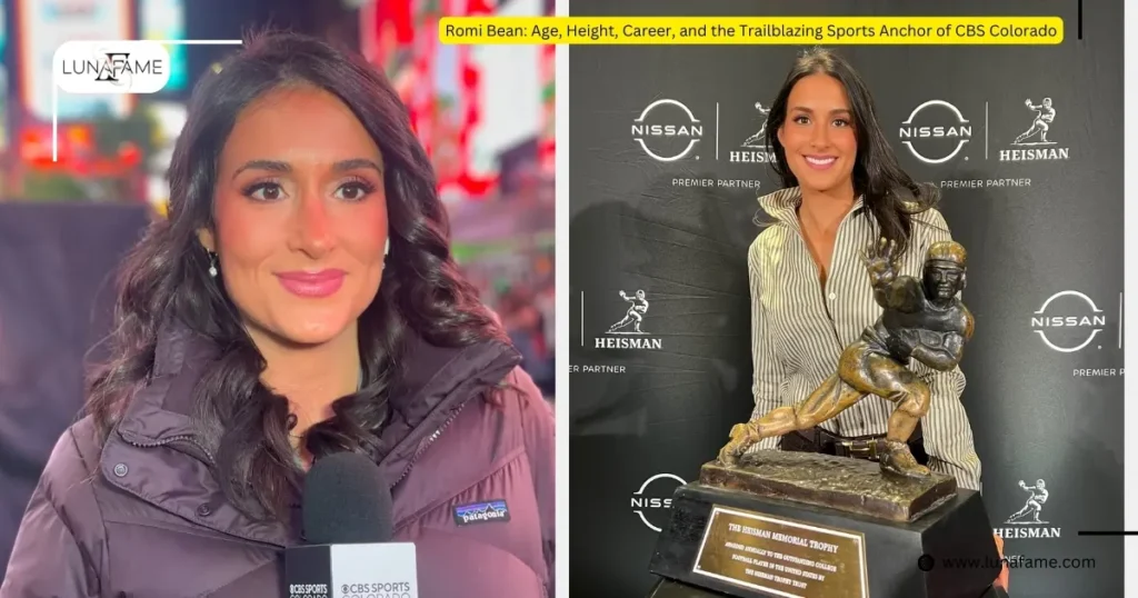 Romi Bean, 37, is CBS Colorado’s Lead Sports Anchor. Learn about her age, height, career, net worth, and trailblazing journey in sports journalism.