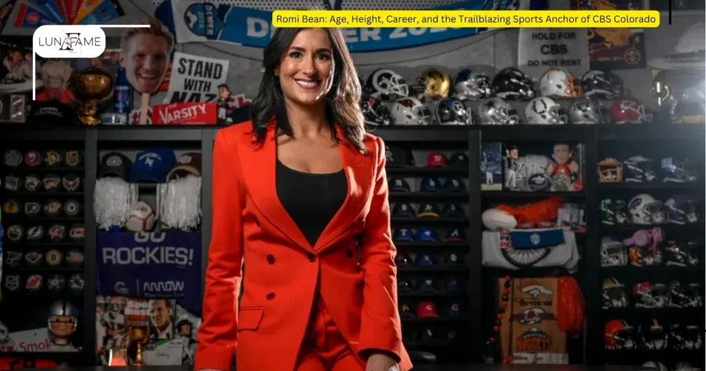 Romi Bean, 37, is CBS Colorado’s Lead Sports Anchor. Learn about her age, height, career, net worth, and trailblazing journey in sports journalism.