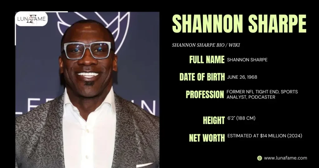 Who is Shannon Sharpe? Former NFL Tight End Sports Analyst